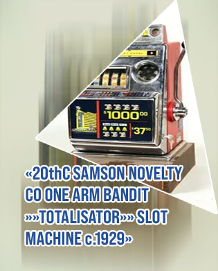 One armed bandit slot machine
